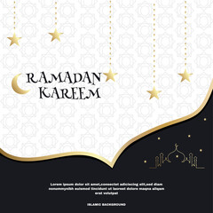 Fototapeta na wymiar stock illustration ramadan kareem greeting mosque background part 7