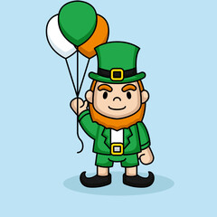 Cute St. Patrick's Day mascot design