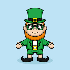 Cute St. Patrick's Day mascot design