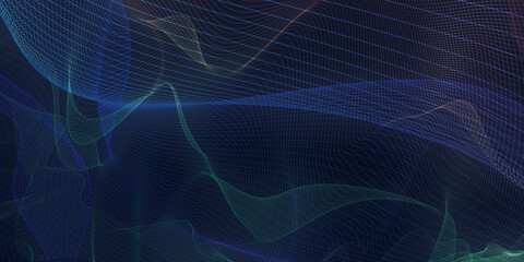 Blue Technology Background