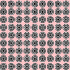 Fototapeta premium Abstract seamless pattern of a mandala. Texture in multicolored colors. Oriental pattern for design, fashion print, scrapbooking