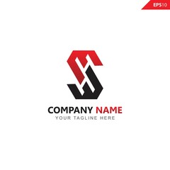 Intial SM logo design inspiration. eps 10.