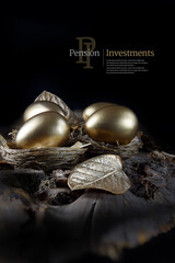 Gold Pension Eggs