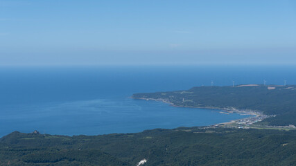 view of the sea from the sea