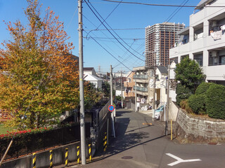 Naklejka premium 二俣川の街並み（神奈川県横浜市旭区）