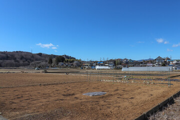 あきる野市小川の農業地域の風景（東京都）