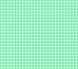 white Grid Line with a small gap on green mint Background. Editable can use for wallpaper, pattern and tile texture. Seamless vector without border.