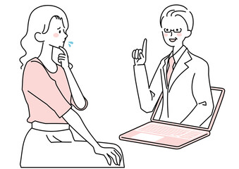 オンライン診察のイメージ