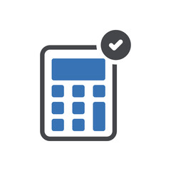 Fototapeta premium calculation tick