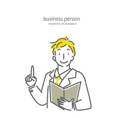 親切に案内をするビジネスマンのイラスト シンプルでお洒落な線画 Wall Mural Fumika Shibata 親切に案内をするビジネスマンのイラスト シンプルでお洒落な線画 Wall Mural Fumika Shibata