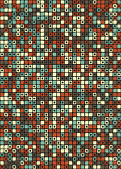 Abstract Geometric Pattern generative computational art illustration