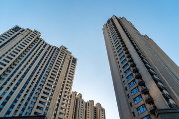 Fototapeta na wymiar Modern city high-rise building landscape