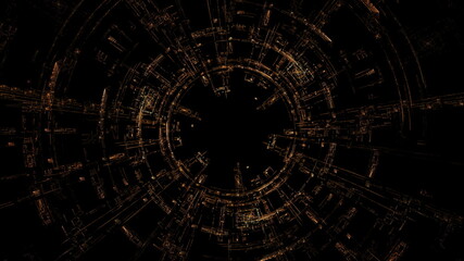 幻想的なトンネルのイメージの背景