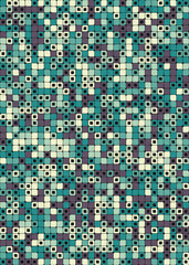 Abstract Geometric Pattern generative computational art illustration