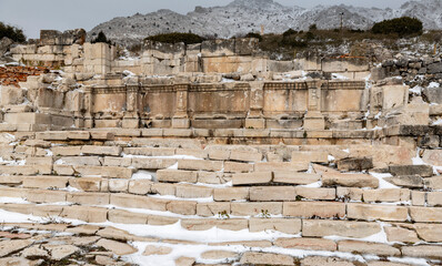 Welcome to Sagalassos. Isparta, Turkey.To visit the sprawling ruins of Sagalassos, high amid the jagged peaks of Akdag, is to approach myth: the ancient ruined city set in stark.