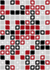 Abstract Geometric Pattern generative computational art illustration