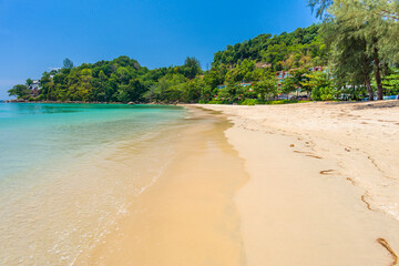 Kamala beach on Phuket island in Thailand