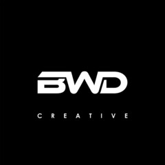BWD Letter Initial Logo Design Template Vector Illustration