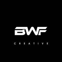 BWF Letter Initial Logo Design Template Vector Illustration