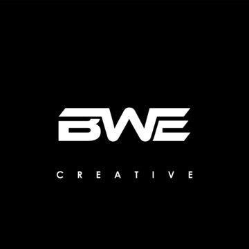 BWE Letter Initial Logo Design Template Vector Illustration