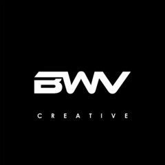 BWV Letter Initial Logo Design Template Vector Illustration