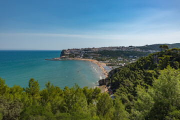 Vieste Puglia sea and town