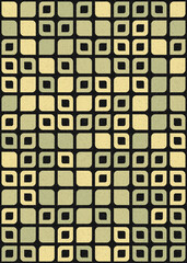 Abstract Geometric Pattern generative computational art illustration