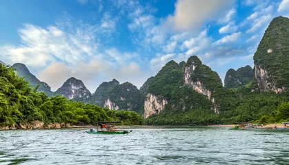 Crédence de cuisine Guilin Karst Mountains Landscape of Guilin, China.  © zhouyilu