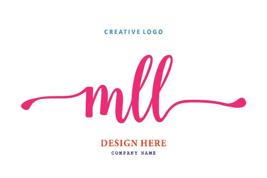 MLL lettering logo is simple, easy to understand and authoritative