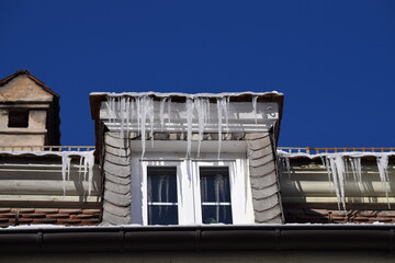 modern Windows in old Building