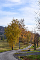 Naklejka premium Landschaft im Naturpark Haßberge bei Königsberg in Bayern, Landkreis Haßfurt, Unterfranken, Bayern, Deutschland