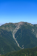 北岳から見た仙丈ヶ岳 