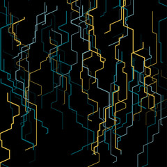 Fototapeta premium Vector abstract circuit.