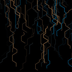 Vector abstract circuit.