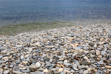 Small rocks on the beach
