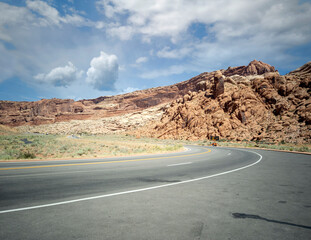 Fototapeta na wymiar Arches National Park Entrance in Utah