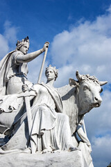 Fototapeta na wymiar Allegorical Statue of Europe, Albert Memorial