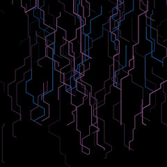 Fototapeta premium Vector abstract circuit.