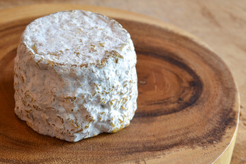 カビに覆われて熟成したチーズ、シェーブル