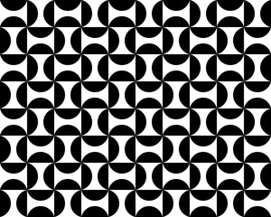 Square tile of pattern. Design aztec style black on white background. Design print for illustration, texture, textile, wallpaper, background. 