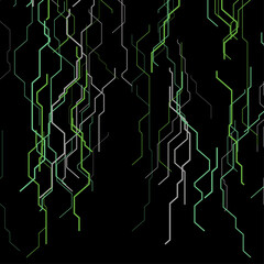 Fototapeta premium Vector abstract circuit.