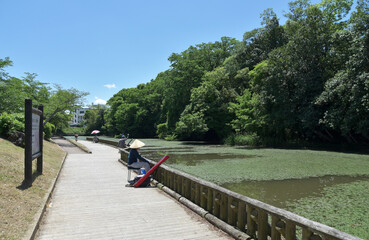 亀山城跡　堀跡　京都府亀岡市