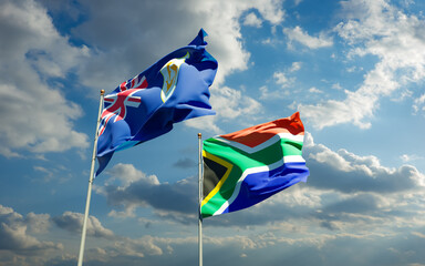 Flags of SAR African and Anguilla.