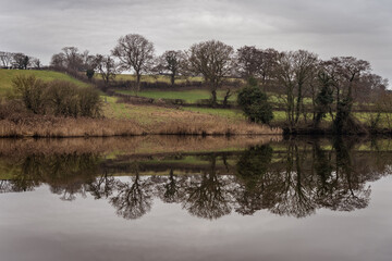 Landscape River Reflection
