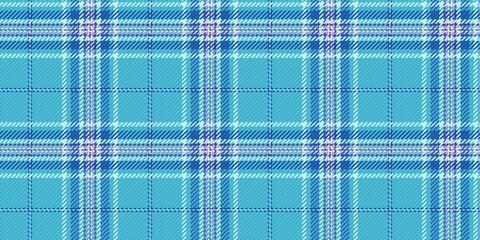 light and dark blue stripes and pink threads on cyan background fabric texture of traditional checkered tartan seamless ornament for plaid tablecloths shirts gingham clothes dresses bedding