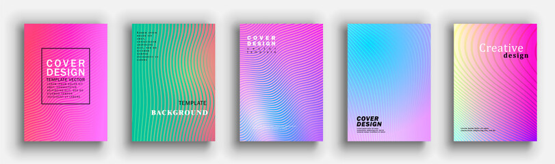 Minimal covers design. Abstract texture. Wave geometric pattern. Eps10 vector