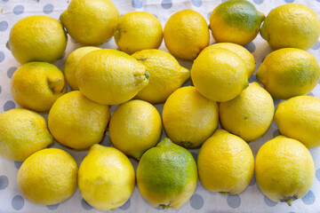 organic and natural lemon