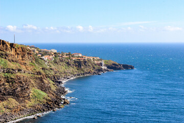 Beautiful Madeira - Coastline in springtime