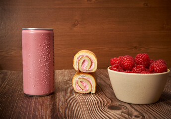 Raspberry and chocolate brownies