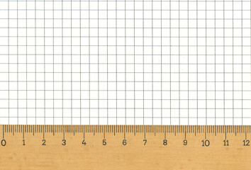 ruler on white